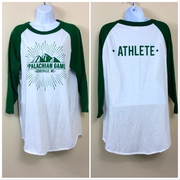 Appalachian Games athlete raglan 3/4 sleeve tee. Large - Picture 1 of 7